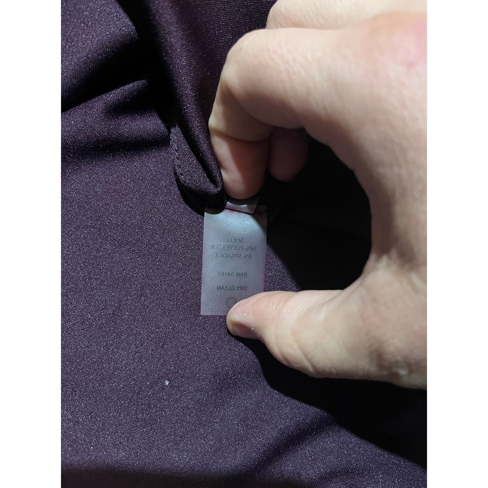 Tommy Hilfiger Womens Aubergine Purple 3/4 Sleeve A-Line Dress Size 16 A9FC1CEG - Picture 7 of 12